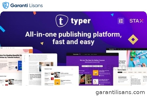 Typer – Multi Author Publishing WordPress Theme