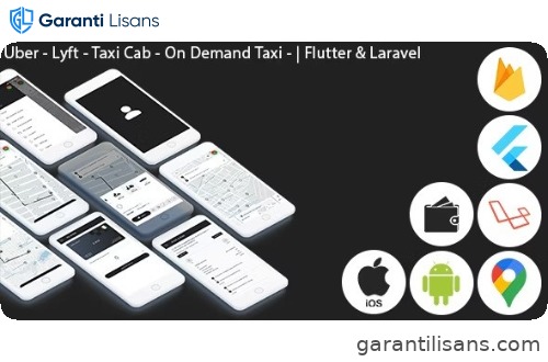Uber – Lyft – Taxi Cab – On Demand Taxi | Complete Solution | Flutter (Android+iOS) | Laravel