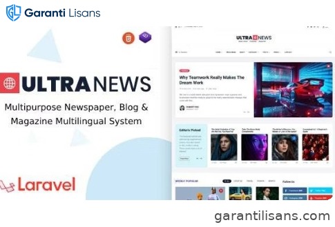 UltraNews – Laravel Newspaper, Blog Multilingual System with support AI Writer, Content Generator