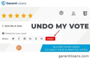 Undo My Vote Addon For BWL Pro Voting Manager