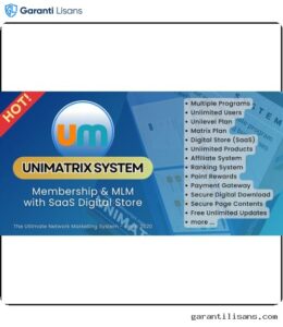 UniMatrix SaaS Membership – MLM Script