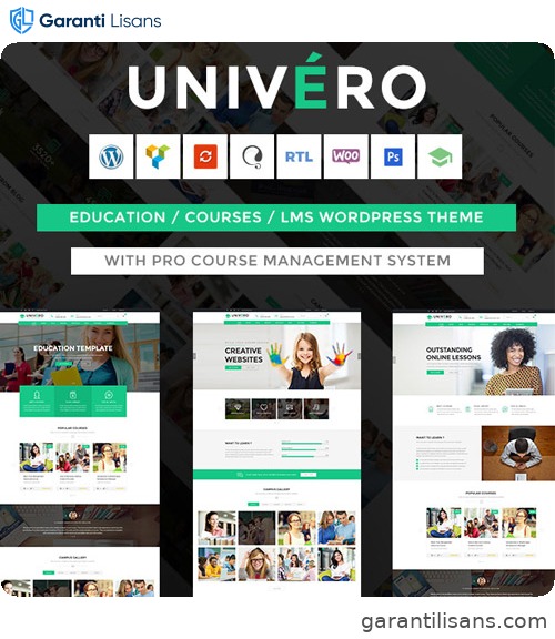 Univero | Education LMS & Courses WordPress Theme