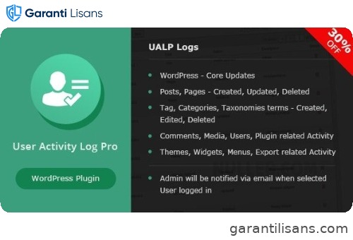 User Activity Log PRO for WordPress
