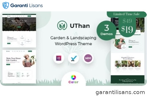 Uthan – Landscaping Gardening WordPress theme + RTL