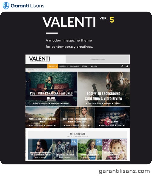Valenti – WordPress HD Review Magazine News Theme