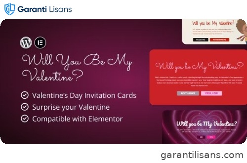 Valentine’s Day Invitations for Elementor