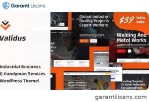 Validus – Industrial Business & Handyman Services WordPress Theme