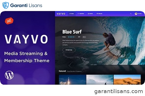 Vayvo – Media Streaming & Membership Theme