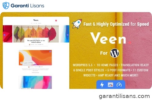 Veen – Minimal Lightweight AMP Blog for WordPress