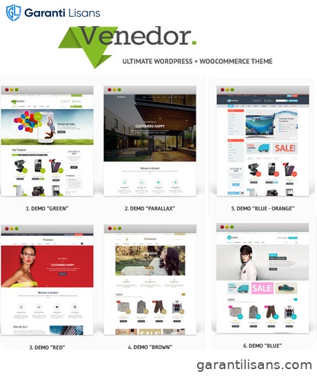 Venedor – WordPress + WooCommerce Theme