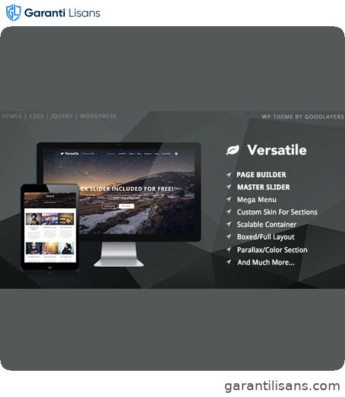 Versatile – Responsive Multi-Purpose WordPress