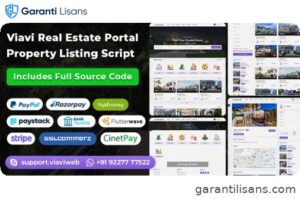Viavi Real Estate Portal – Property Listing Script