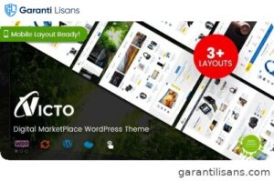 Victo – Digital MarketPlace WordPress Theme (Mobile Layouts Included)