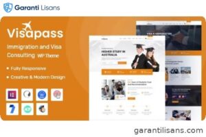 Visapass – Immigration Consulting WordPress Theme + RTL