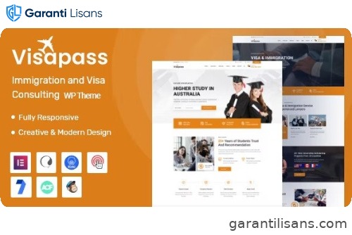 Visapass – Immigration Consulting WordPress Theme + RTL