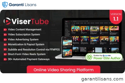 ViserTube – Online Video Sharing Platform