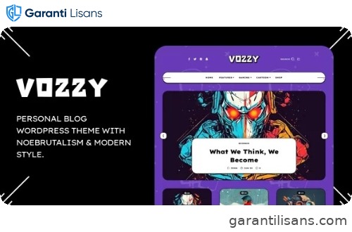 Vozzy – Modern & Neobrutalism WordPress Theme