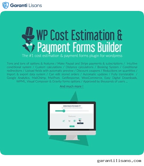 WP Cost Estimation & Payment Forms Builder