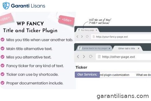 WP Fancy Title and Ticker WordPress Plugin
