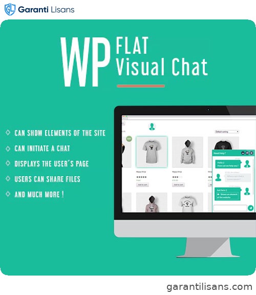WP Flat Visual Chat – Live Chat & Remote View for WordPress