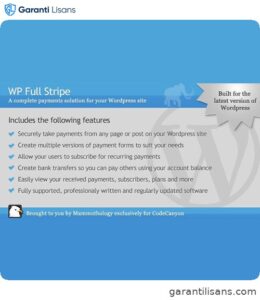 WP Full Stripe – Subscription and payment plugin for WordPress