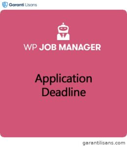 WP Job Manager Application Deadline Addon