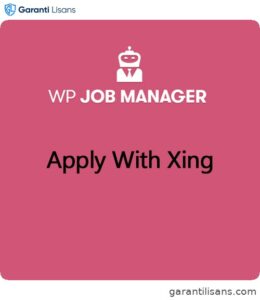 WP Job Manager Apply With Xing Addon