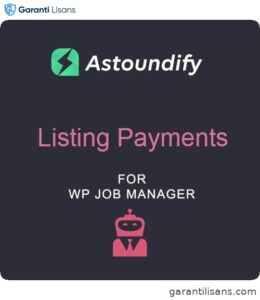 WP Job Manager Listing Payments