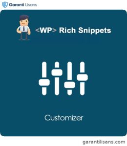 WP Rich Snippets Customizer