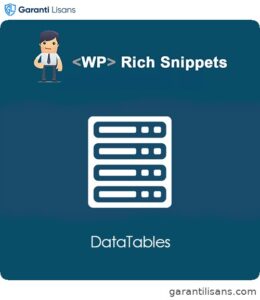 WP Rich Snippets DataTables