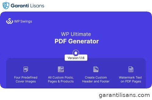 WP Ultimate PDF Generator: Create, Generate & Customise PDF for live WordPress pages