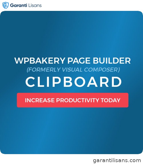 WPBakery Page Builder (Visual Composer) Clipboard
