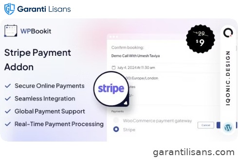 WPBookit – Stripe Payment (Addon)