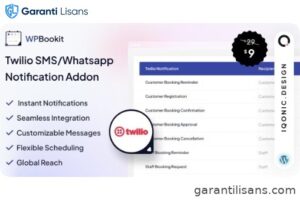 WPBookit – Twilio SMS/WhatsApp Notification (Addon)