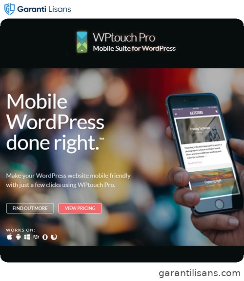 WPtouch Pro – Mobile Suite for WordPress