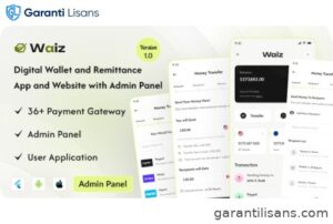 Waiz – Digital Wallet and Remittance App and Website with Admin Panel