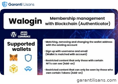 Walogin – Membership management with Blockchain (Authenticator)