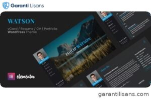 Watson Resume WordPress Theme