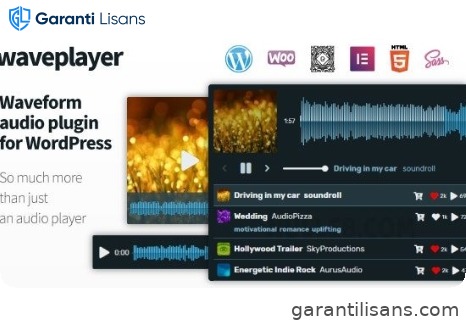 WavePlayer – Waveform Audio Player for WordPress and WooCommerce