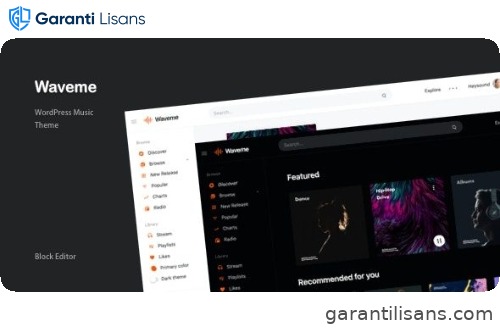 Waveme – Music Platform WordPress Theme