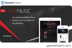 WeMusic – Music Band Event WordPress Theme