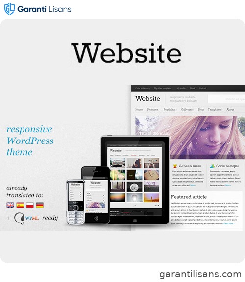 Website – Responsive WordPress Theme