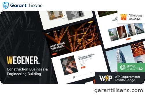 Wegener | Construction Business & Engineering Building WordPress Theme