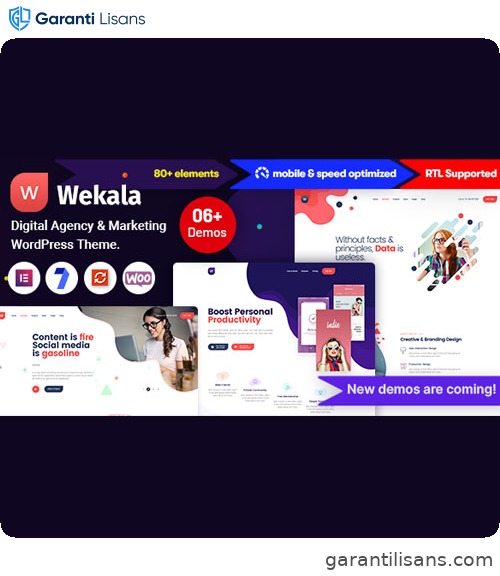 Wekala – Digital Agency & Marketing WordPress Theme
