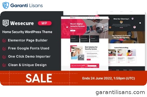 Wesecure – Home Security WordPress Theme