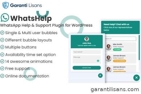 WhatsApp Chat Support Pro WordPress Plugin