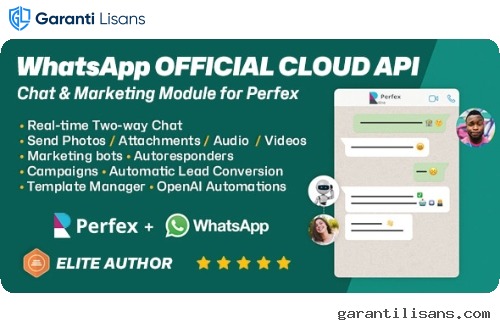 WhatsApp Official Cloud API Chat & Marketing module for Perfex CRM