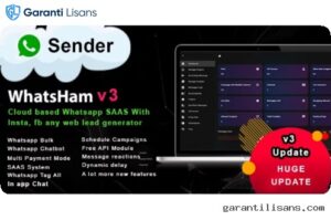 WhatsHam – Cloud based WhatsApp SASS System with Lead Generator (Updated)