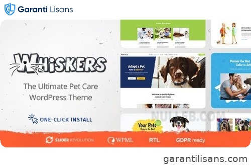 Whiskers – Pet and Vet WordPress Theme
