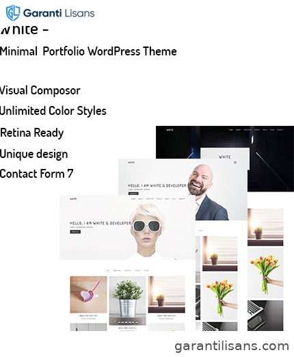 White – Minimal Portfolio WordPress Theme